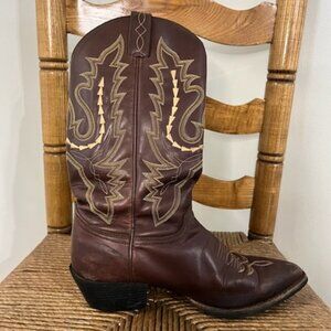 Justin Boots Women's 8 1/2B J-Flex Roper L4967, Brown Tan Western Rodeo